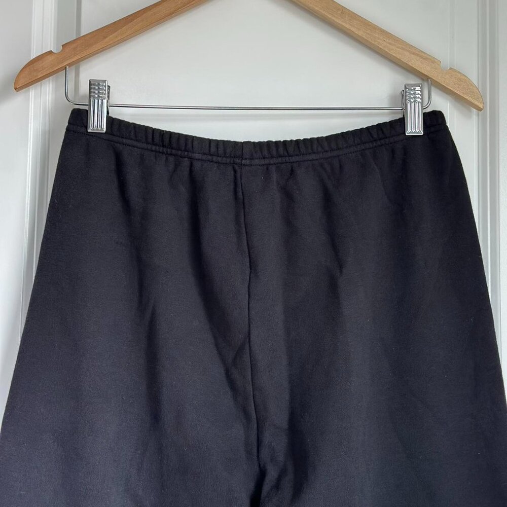 Skims Cotton Fleece Jogger in Onyx, Size Small - Picture 5 of 8